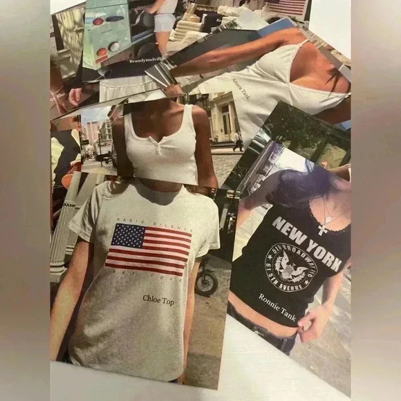 Brandy Melville Rare Collectible Post Cards Wall Decor Collage 24 Count 5X5 - Picture 2 of 6